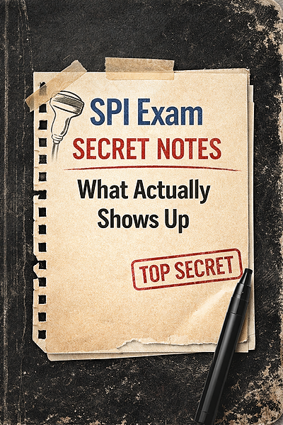 SPI Exam Secret Notes